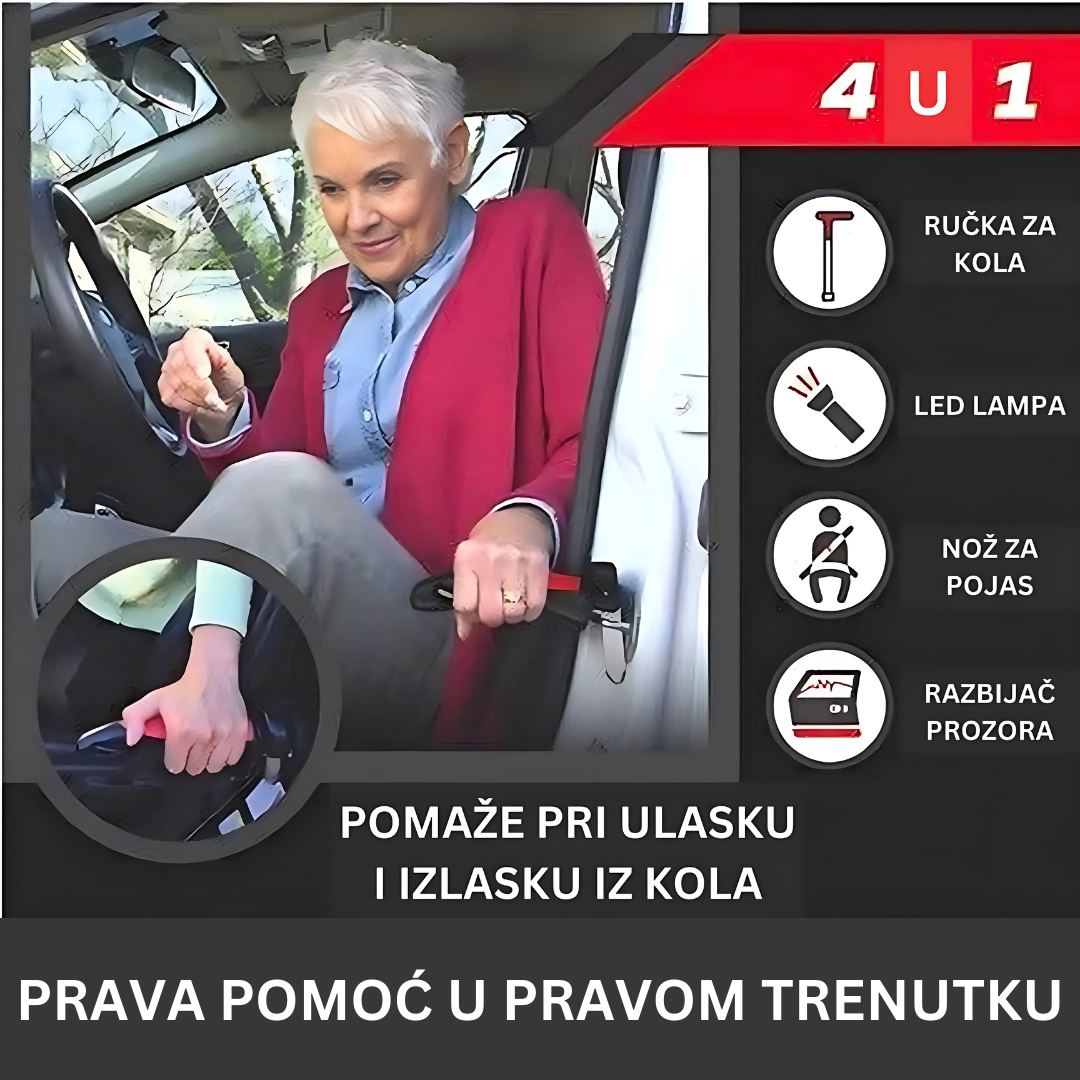 SIGURNOSNA RUČKA ZA AUTO 4U1