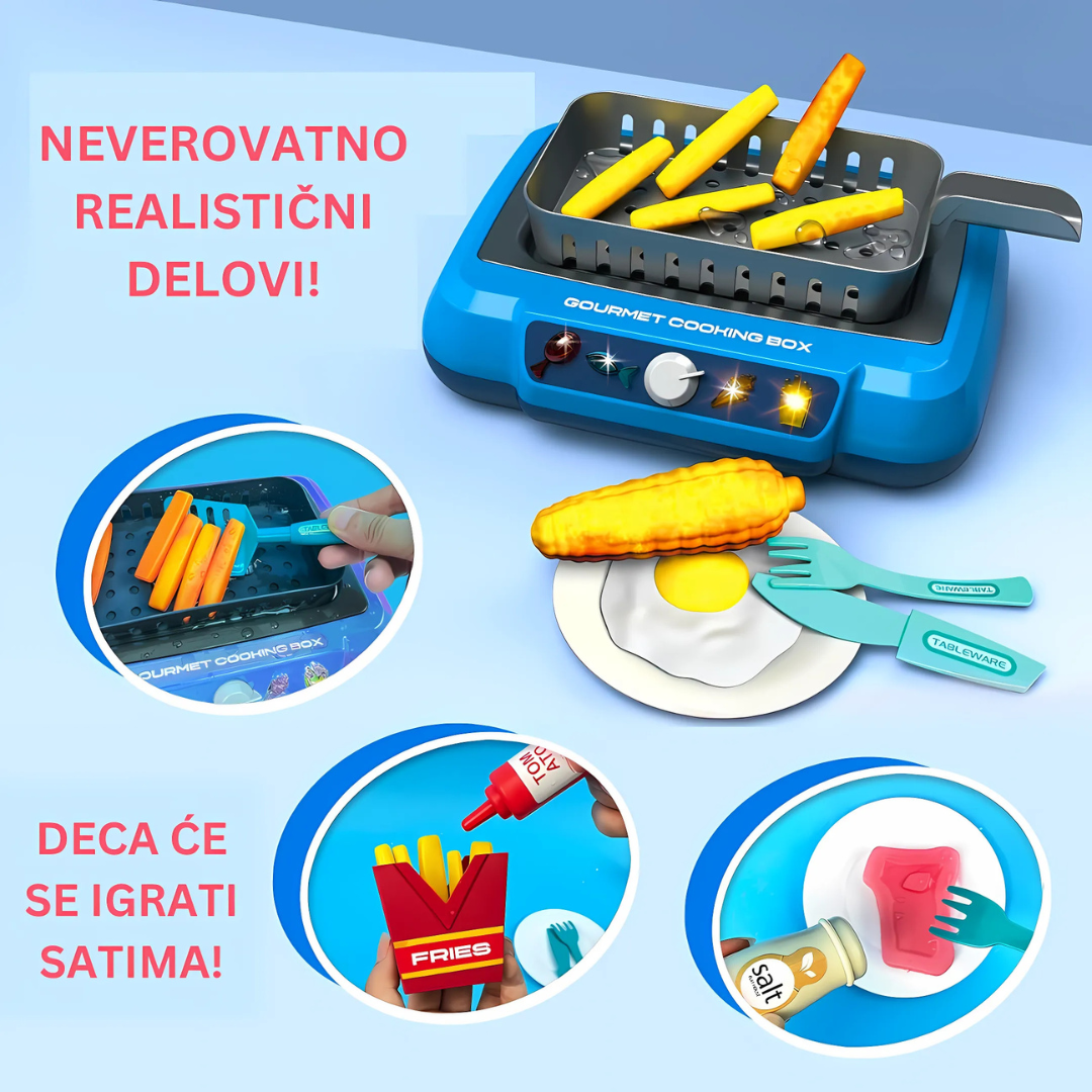 INTERAKTIVNI DEČIJI ROŠTILJ SET