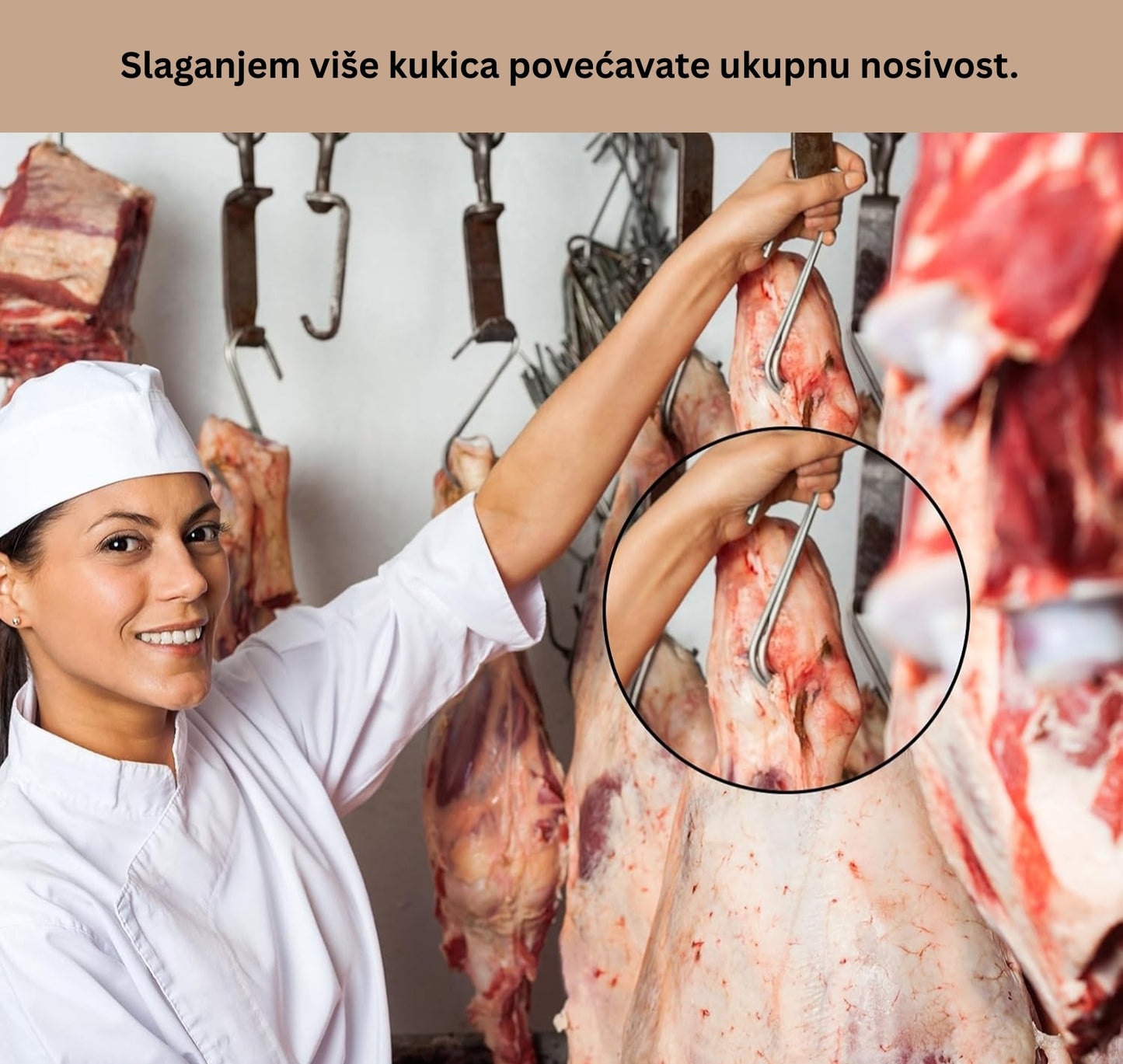 KUKE ZA MESO 50 KOMADA
