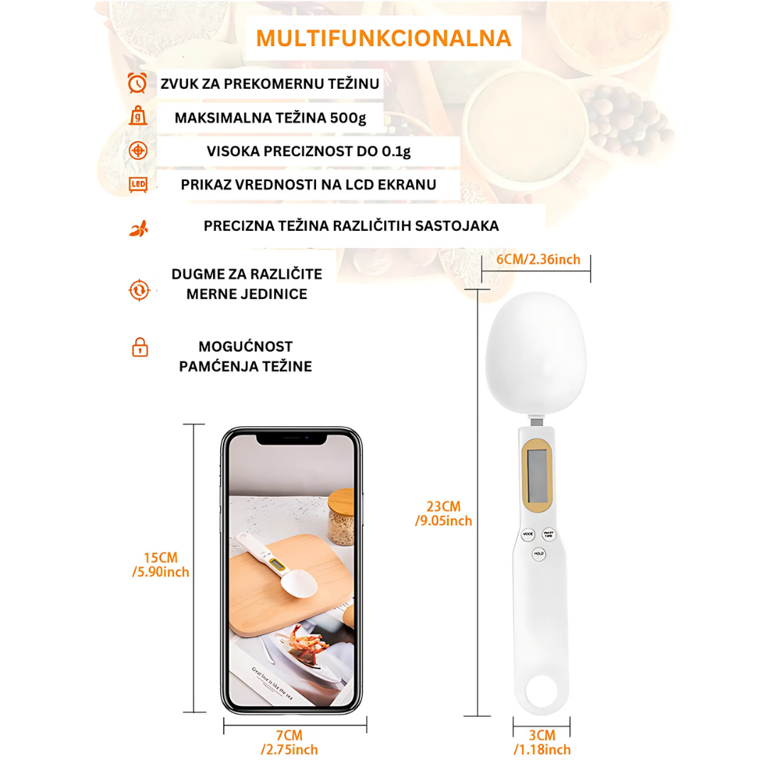 DIGITALNA KAŠIKA - VAGA