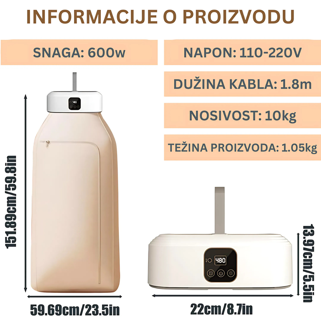 PRENOSIVA SUŠILICA