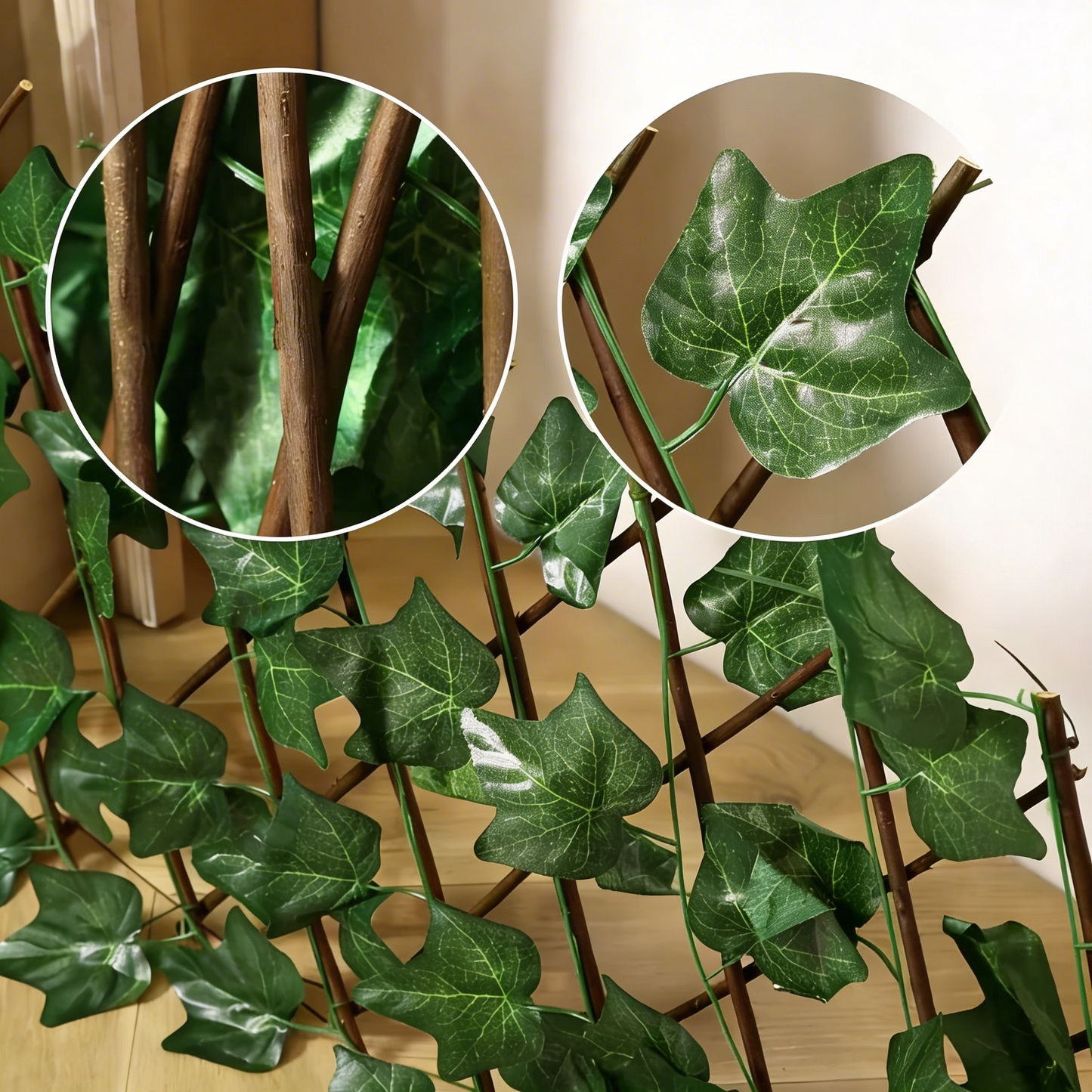 DEKORATIVNA OGRADA SA VEŠTAČKIM LIŠĆEM