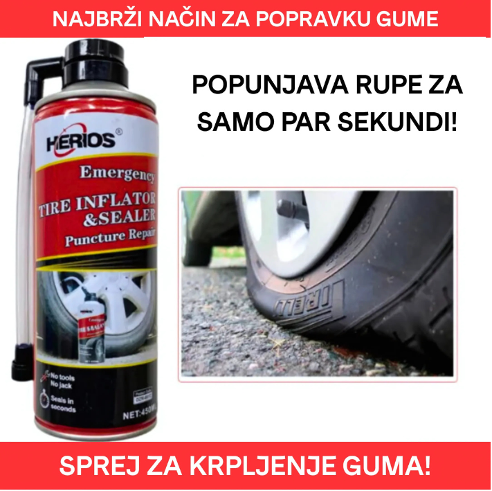 SPREJ ZA KRPLJENJE GUMA