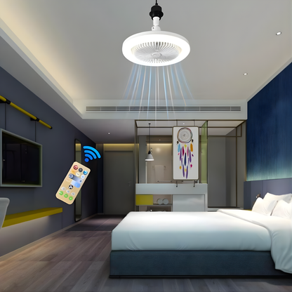 2 U 1 VENTILATOR I LED LUSTER