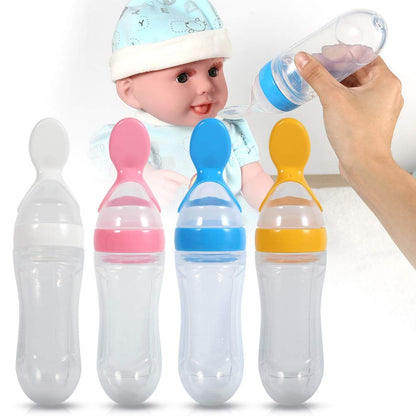 FLAŠICA SA KAŠIKOM ZA BEBE 1+1