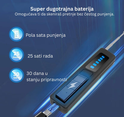 PRONALAZAČ KAMERA, GPS UREÐAJA I PRISLUŠKIVAČA