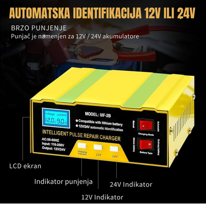 PAMETNI 180W PUNJAČ ZA AKUMULATORE