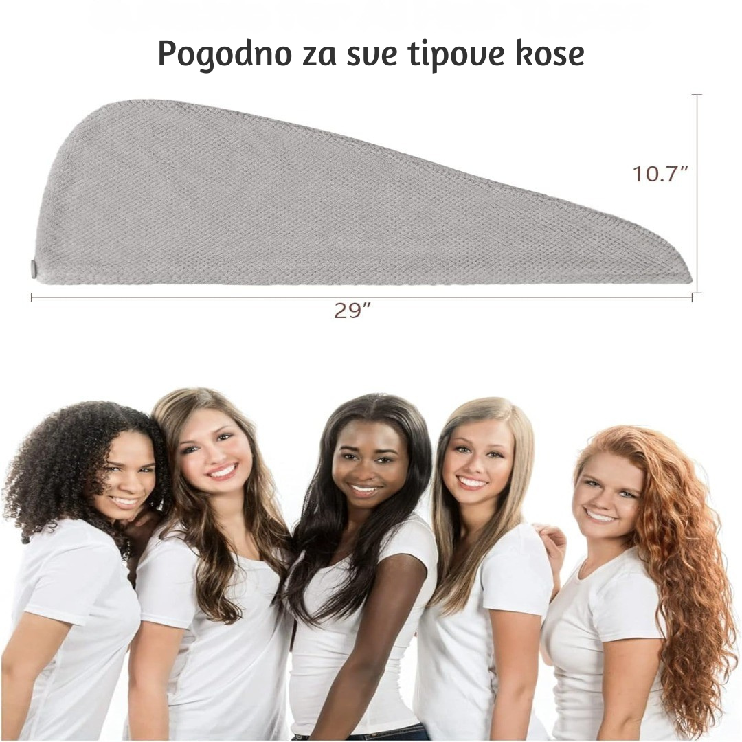PEŠKIR ZA BRZO SUŠENJE KOSE