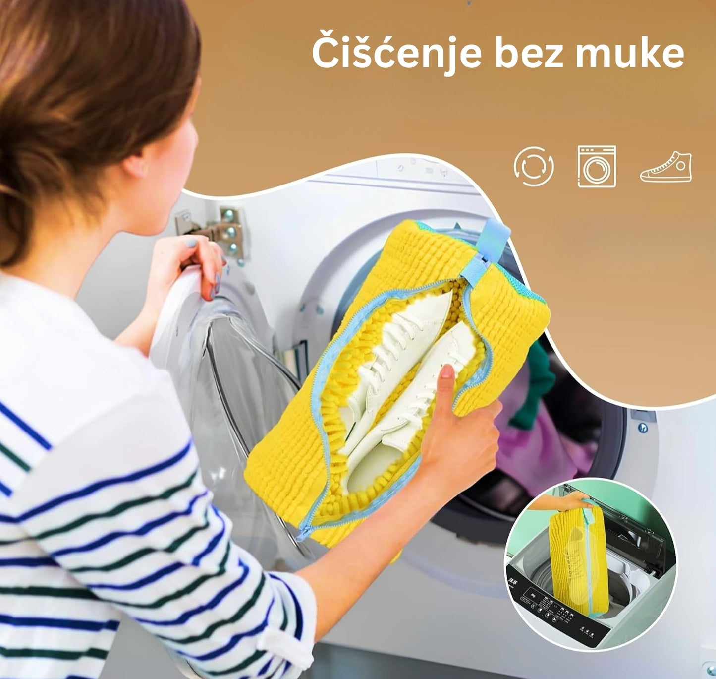 VREĆA ZA PRANJE OBUĆE BEZ OŠTEĆENJA