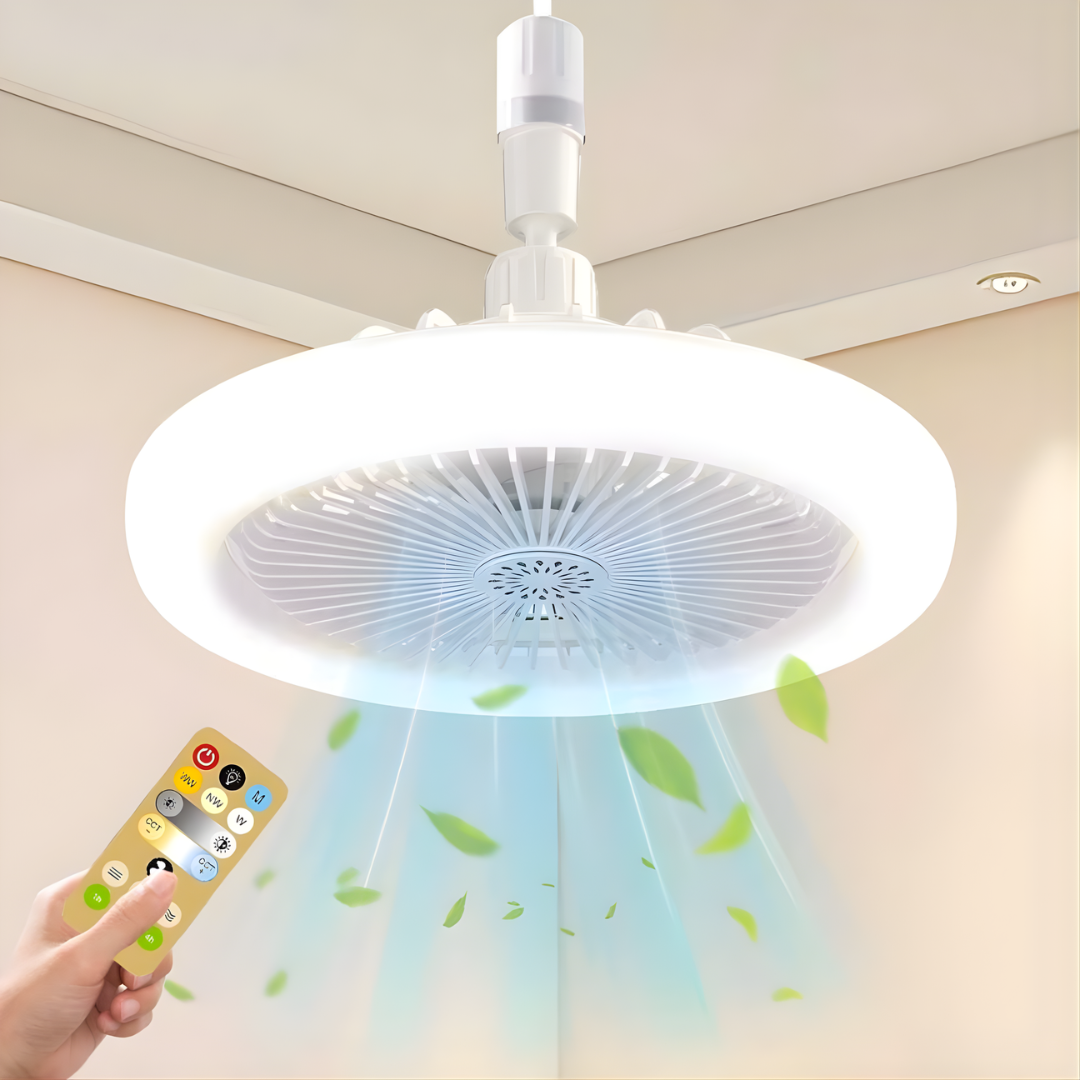 2 U 1 VENTILATOR I LED LUSTER