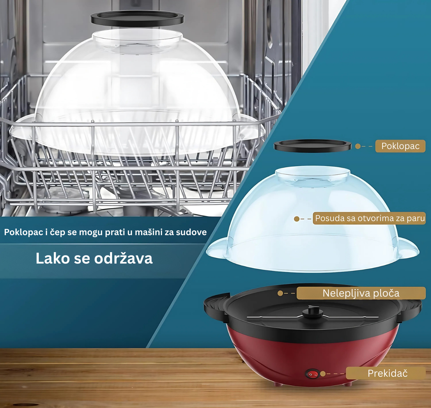 ELEKTRIČNI APARAT ZA KOKICE