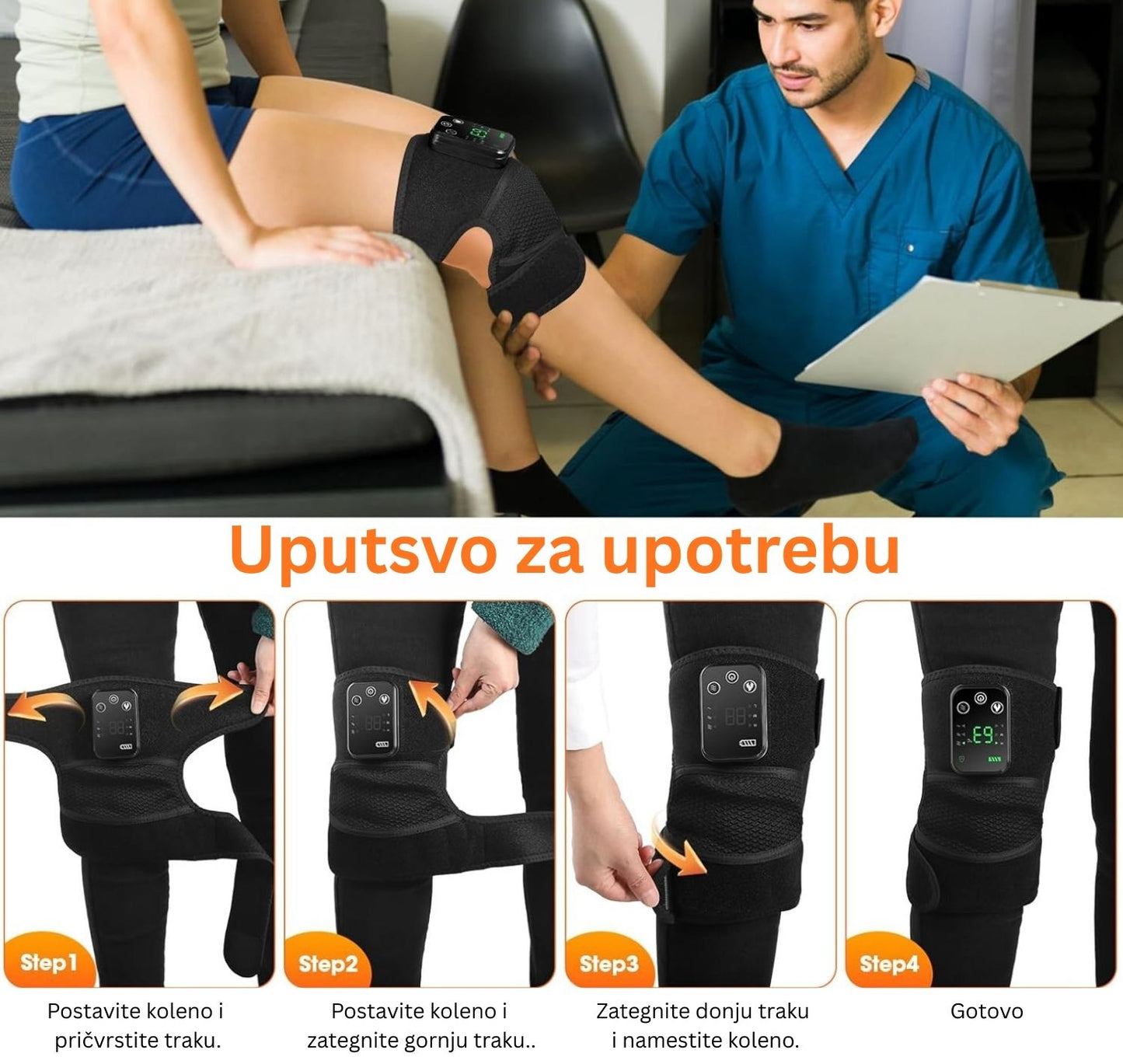 MASAŽER I GREJAČ ZA KOLENA