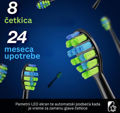 PAMETNA SONIČNA ČETKICA ZA ZUBE