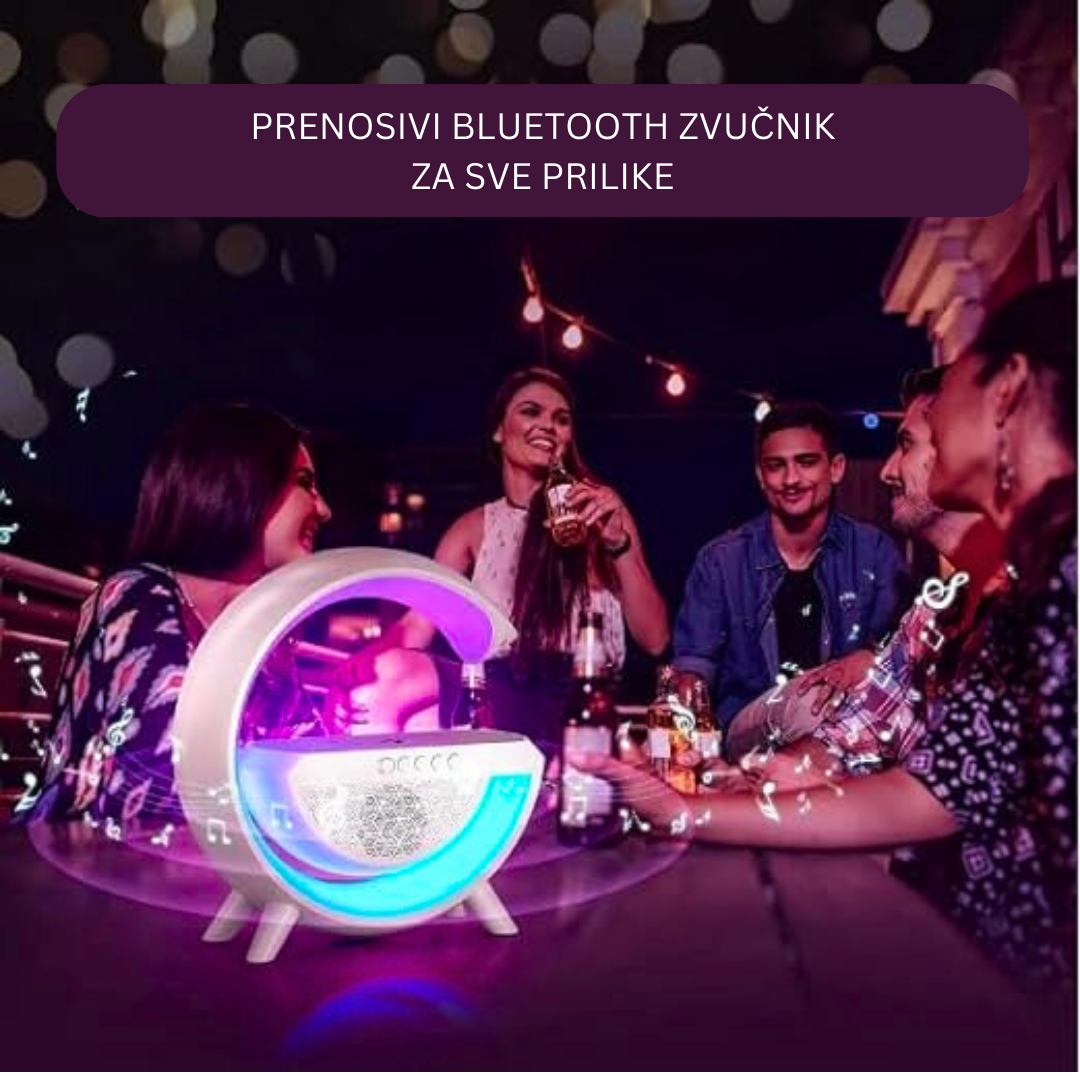 3u1 BLUETOOTH PUNJAČ ZVUČNIK I LAMPA