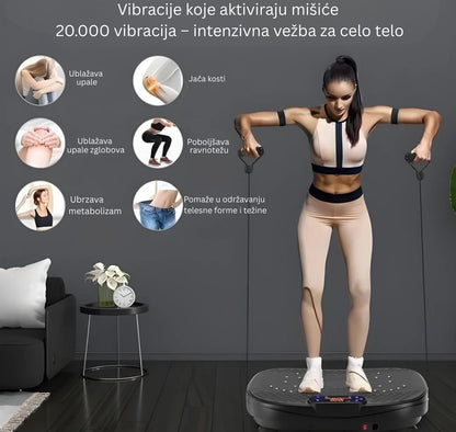 VIBRACIONA PLOČA ZA MRŠAVLJENJE I OBLIKOVANJE TELA
