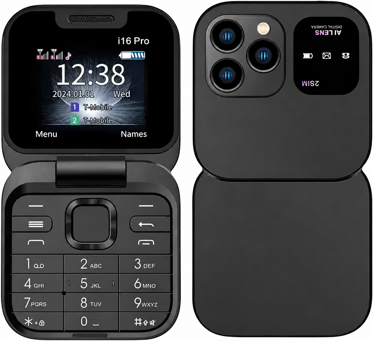 MINI SKLOPIVI TELEFON i16 PRO