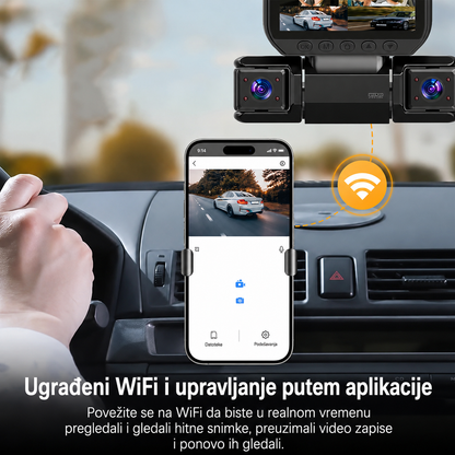 ČETVOROSTRUKA KAMERA ZA AUTO
