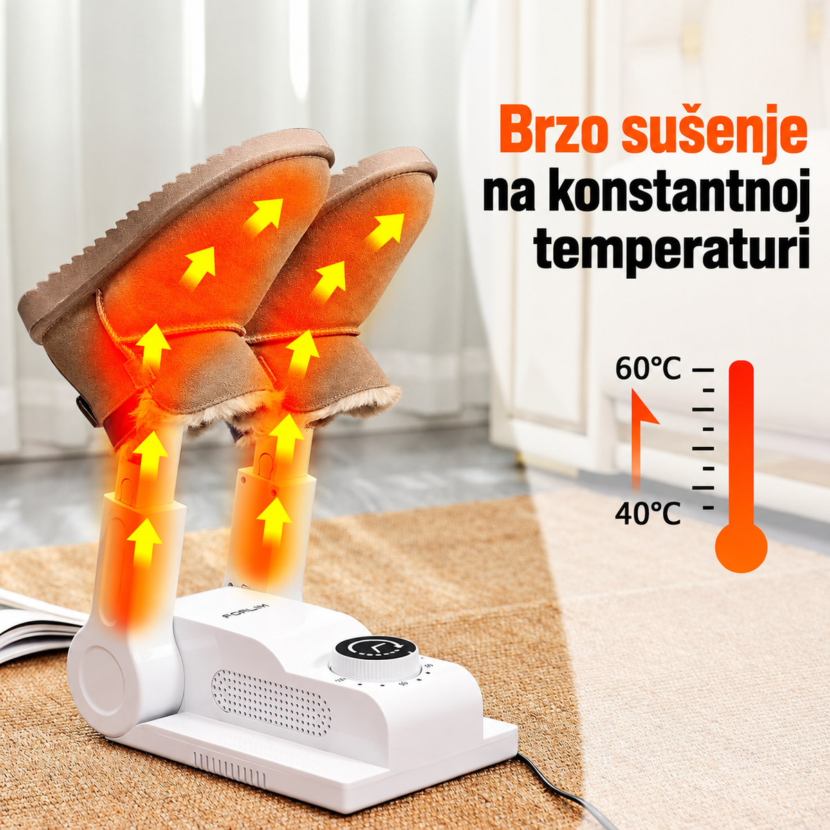 ELEKTRIČNA SUŠILICA ZA OBUĆU