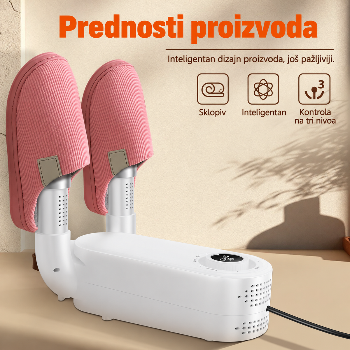 ELEKTRIČNA SUŠILICA ZA OBUĆU