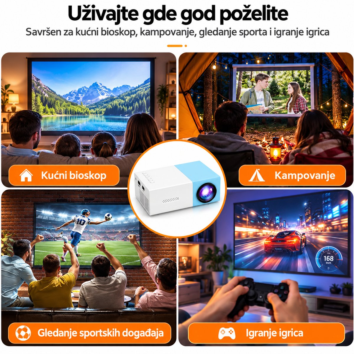 MINI PROJEKTOR FULL HD