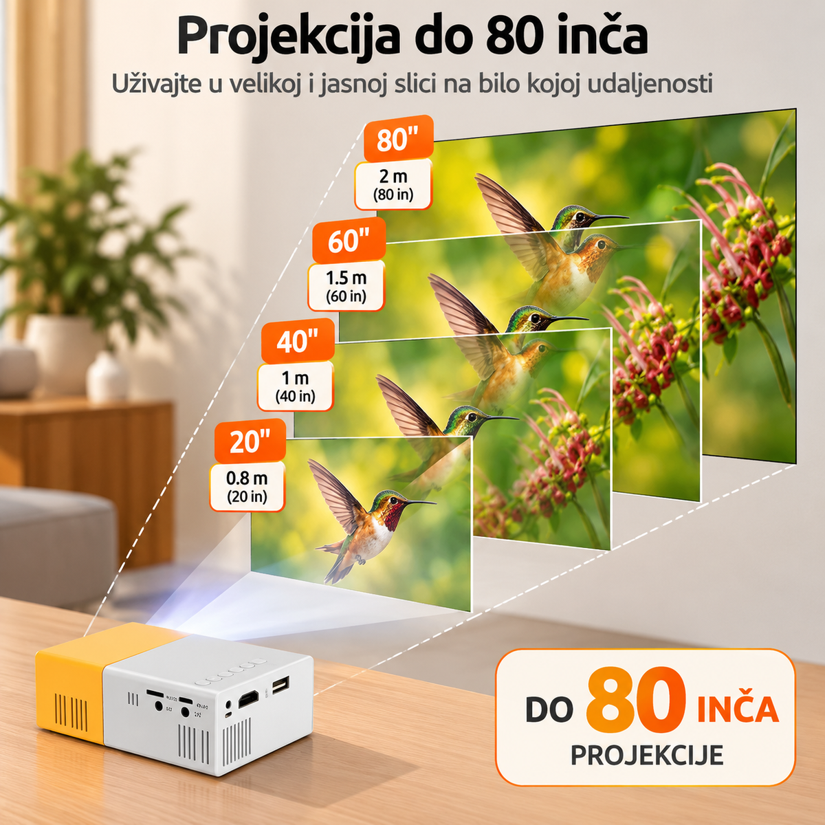 MINI PROJEKTOR FULL HD
