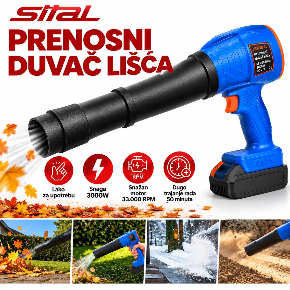 PRENOSIVI DUVAČ LIŠĆA