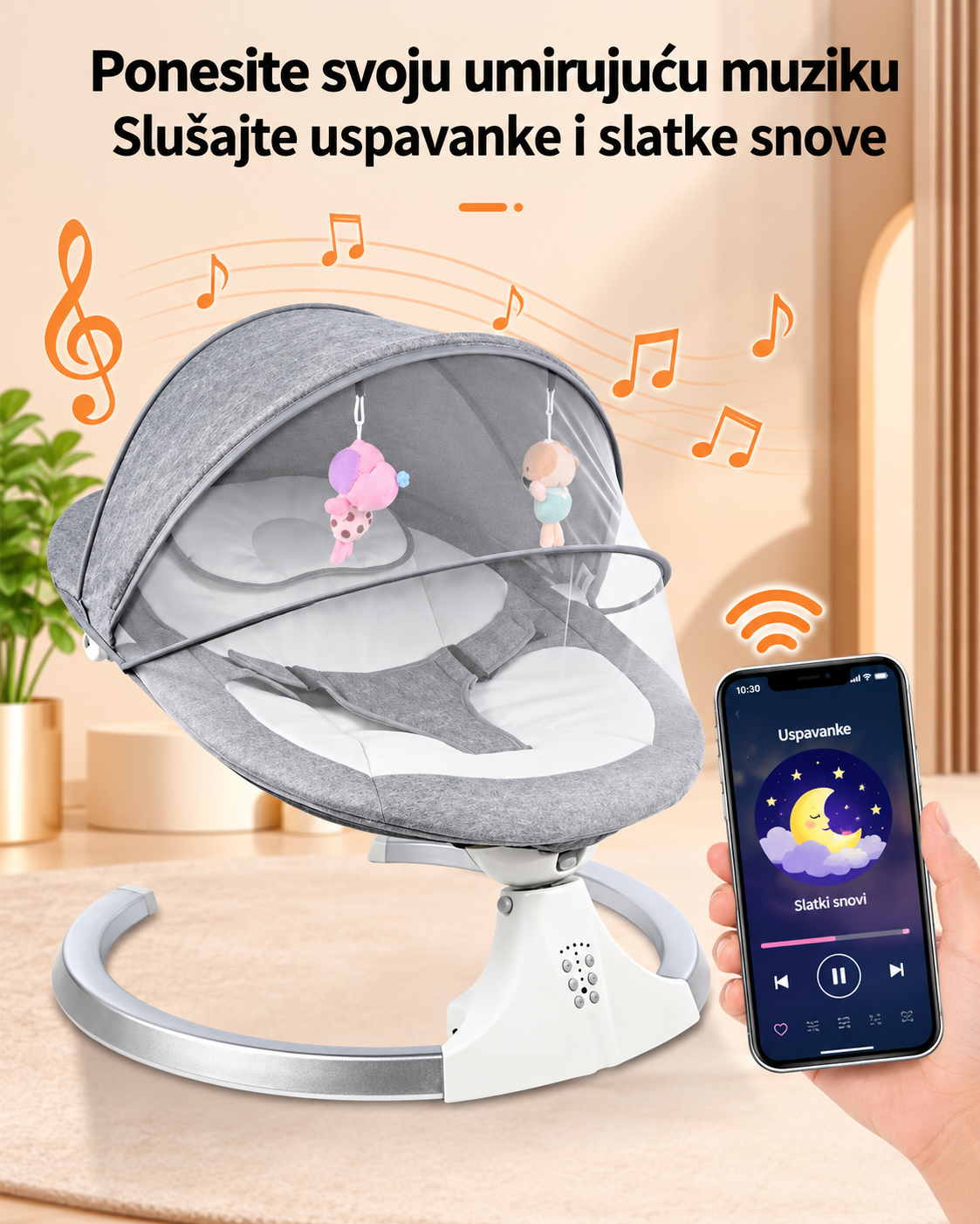 ELEKTRIČNA NJIHALICA ZA BEBE