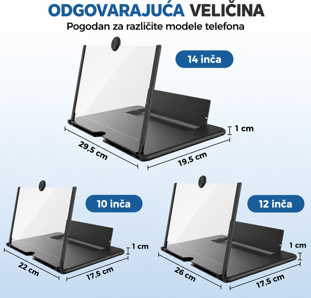 LUPA ZA UVEĆAVANJE EKRANA MOBILNOG TELEFONA