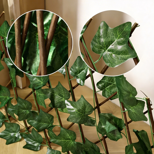 DEKORATIVNA OGRADA SA VEŠTAČKIM LIŠĆEM