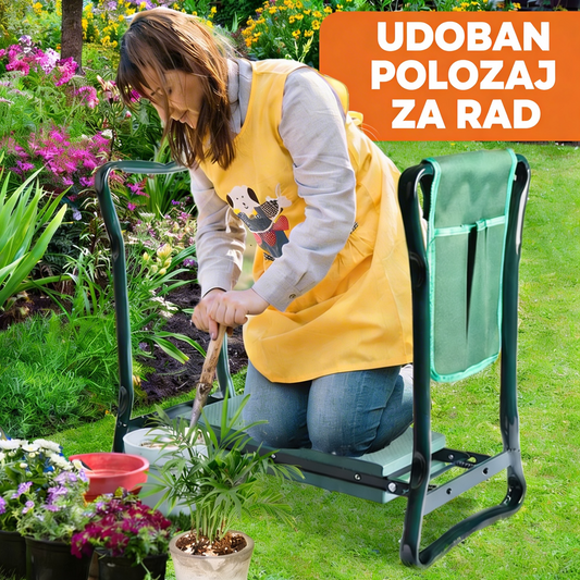 SKLOPIVA BAŠTENSKA RADNA STOLICA