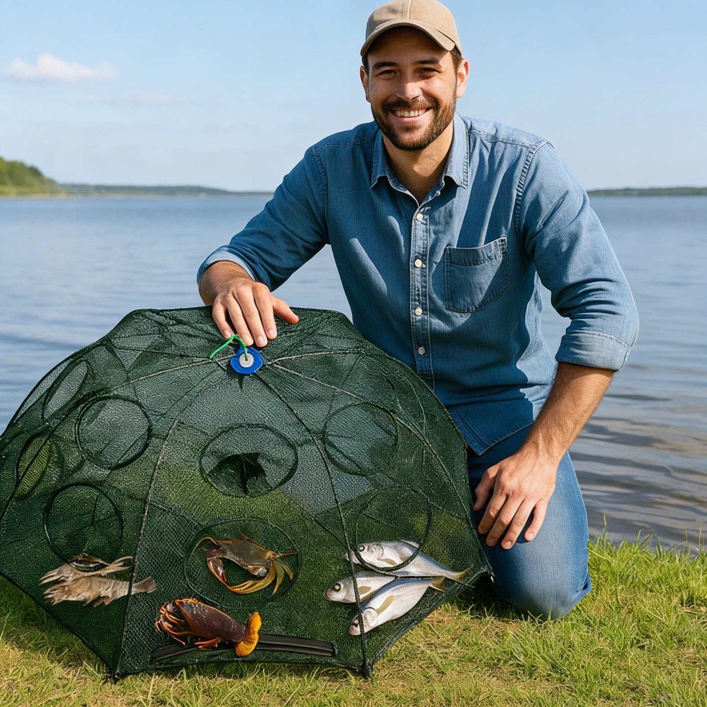 SKLOPIVA MREŽA ZA RIBOLOV