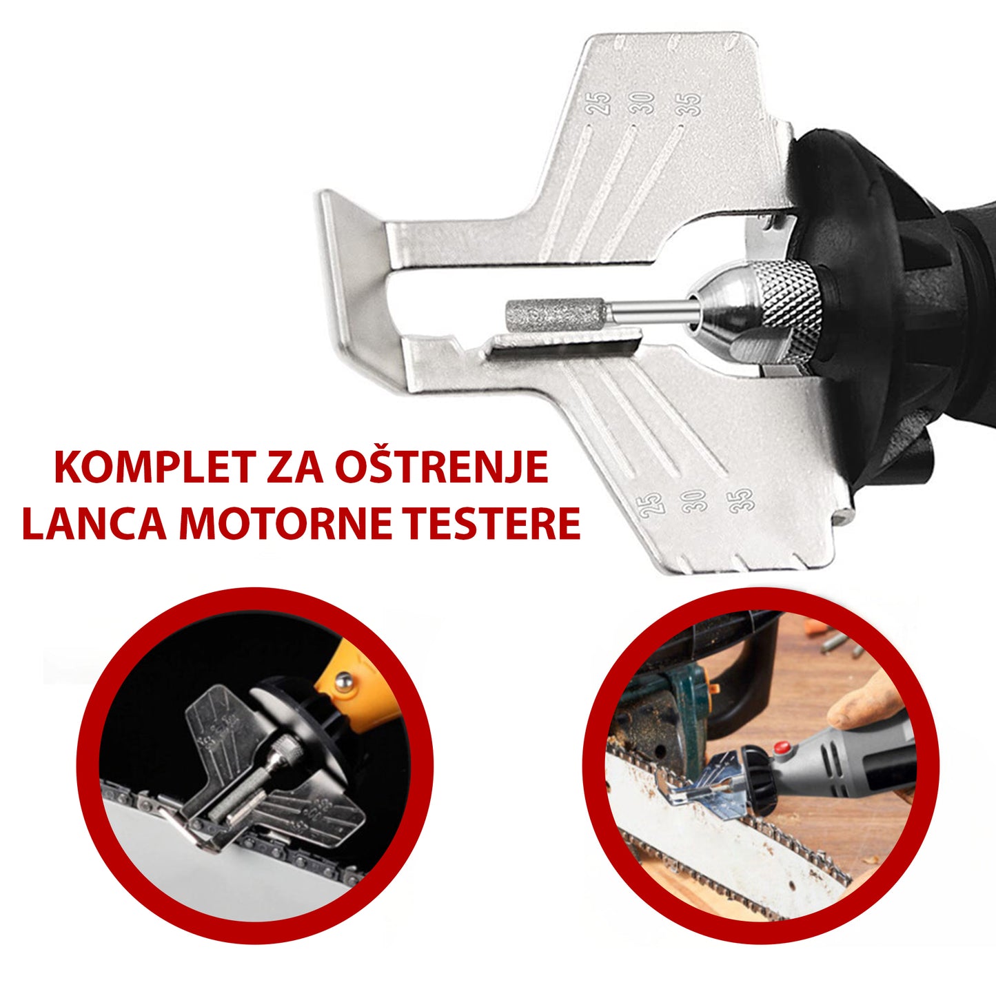KOMPLET ZA OŠTRENJE LANCA MOTORNE TESTERE